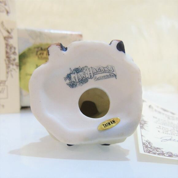 Jan Hagara SHARICE & LEE DOLL Miniature Porcelain FIGURINE w/ Baby Doll New Box - Picture 5 of 6